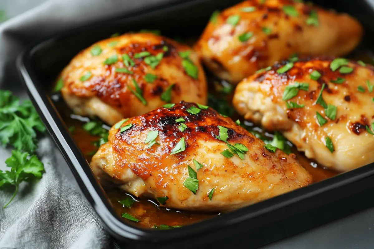 Juicy baked chicken cooked at 350°F Crispy baked chicken wings at 400°F Perfectly seasoned chicken ready for baking Step-by-step guide to baking chicken Oven-baked chicken breasts with marinades