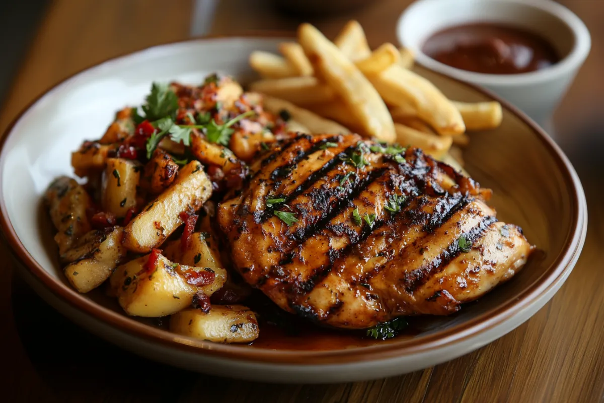 Alice Springs Chicken with bacon and cheese Grilled chicken breast with honey mustard sauce Outback Steakhouse menu items Homemade Alice Springs Chicken recipe steps