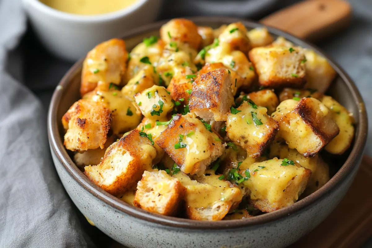 "Classic chicken dressing baked with cornbread and seasoned chicken, perfect for holiday meals."