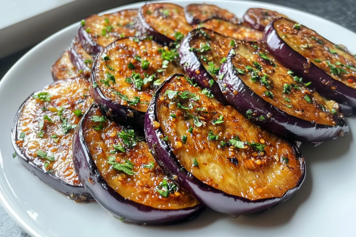 "Purple eggplant sliced and ready for keto cooking" "Low-carb eggplant lasagna recipe" "Grilled eggplant paired with keto-friendly chicken" "Nutritional benefits of purple eggplant for keto diets"