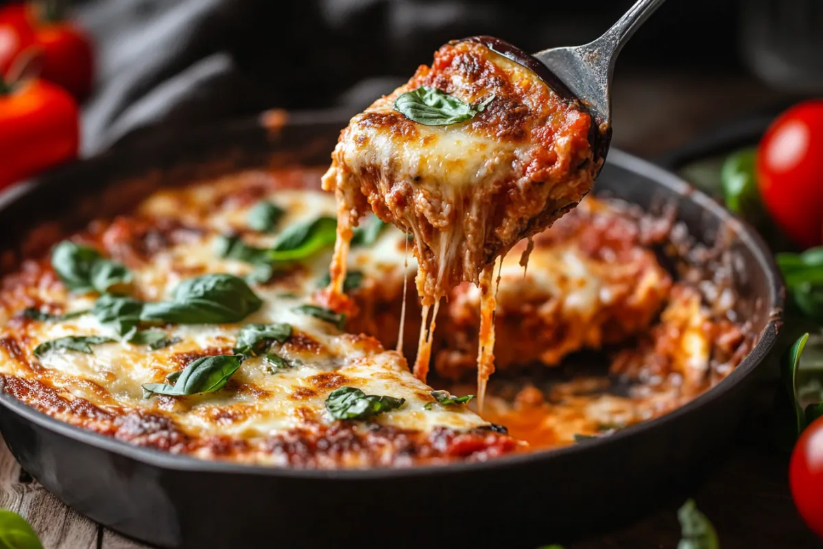 Eggplant Parmesan carb breakdown Low-carb Eggplant Parmesan ingredients Keto-friendly Eggplant Parmesan preparation